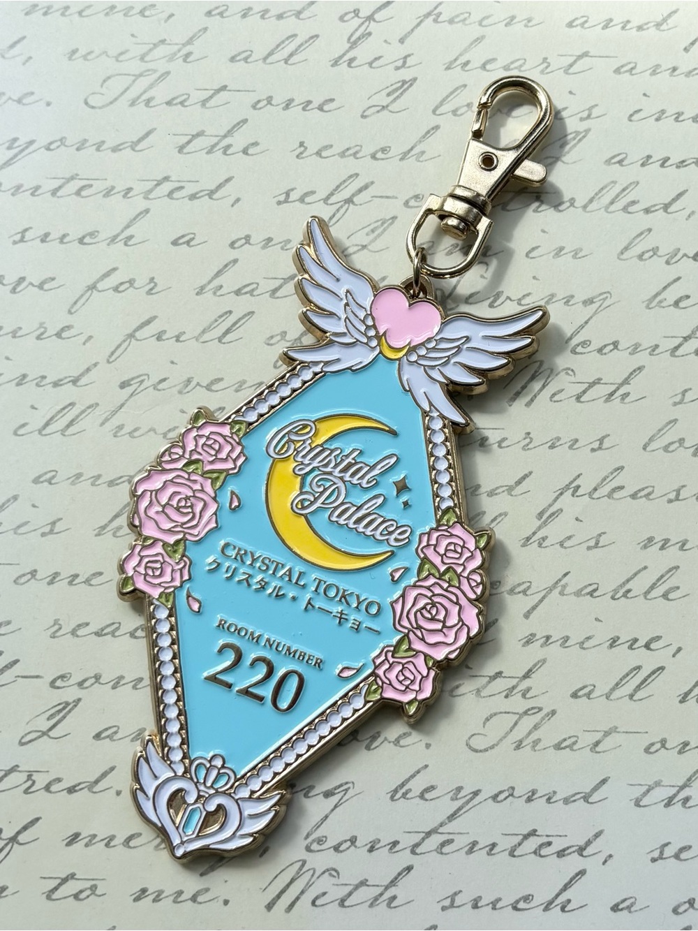 Sugarbones Sailor Moon Crystal Palace Hotel Key Enamel Keychain